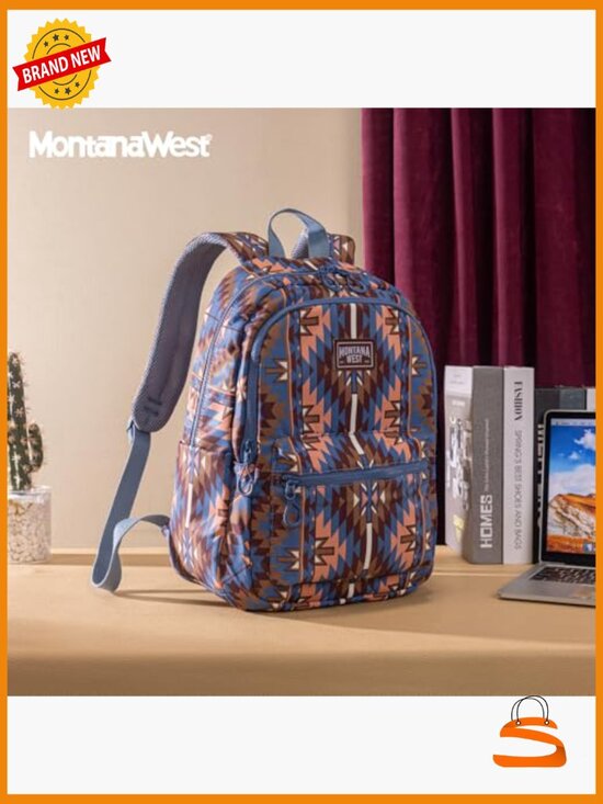 Aztec Print Western Backpack Purse 13\